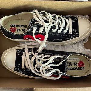 Black Comme des Garçons Converse